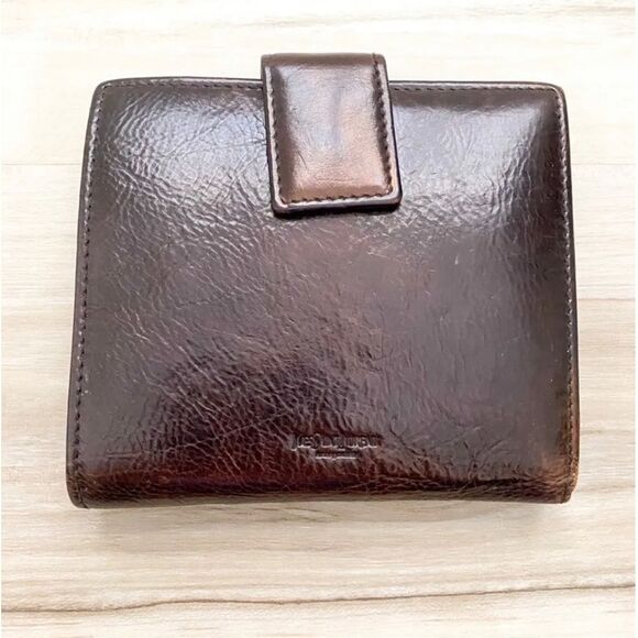 ⭐️Yves Saint Laurent⭐️ YSL *unisex* Brown Soft Leather Wallet - Picture 2 of 6